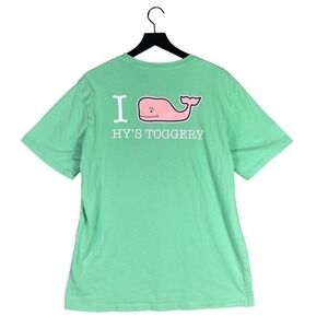 Vineyard Vines Green Shirt Medium Classic Style Hy's Toggery‎ Comfortable Mens